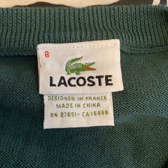 Lacoste argyle men’s sweater - Picture 2 of 2